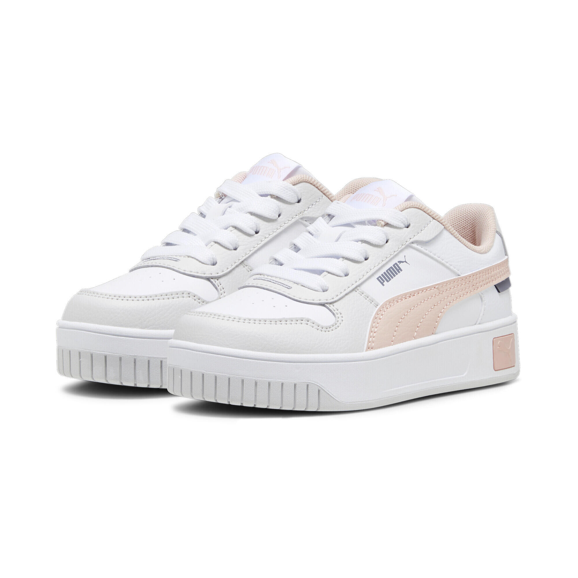 Puma - Baskets Carina Street Enfant Puma White Rose Dust Feather Gray Pink - Baskets - Blanc|rose - Decathlon