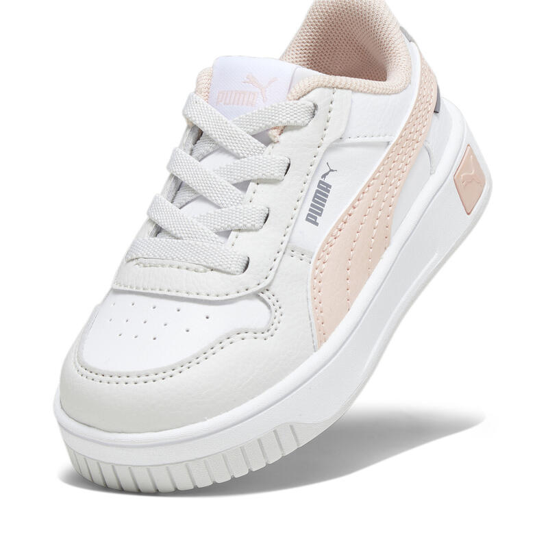 Baskets Carina Street Bébé PUMA White Rose Dust Feather Gray Pink