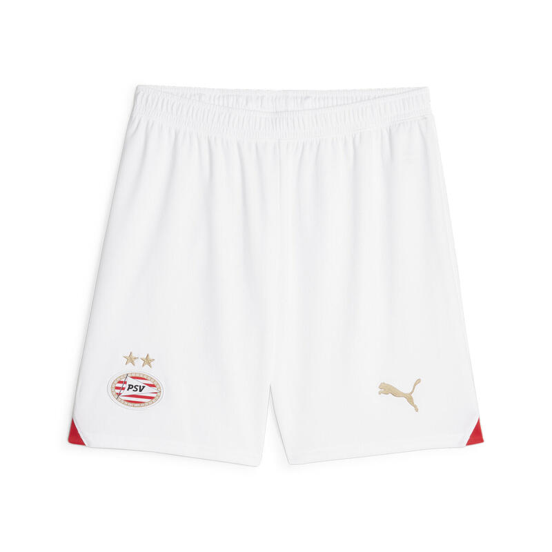 PSV Eindhoven 23/24 voetbalshort PUMA White For All Time Red