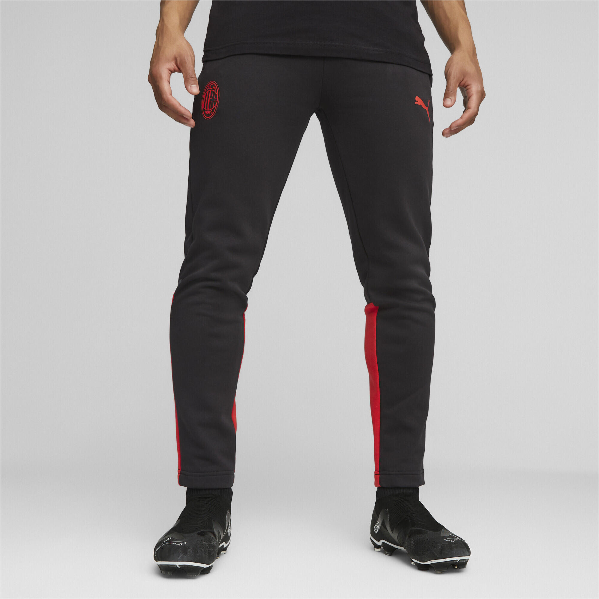 Pantalon de survêtement Casuals AC Milan PUMA Black For All Time Red 2/6