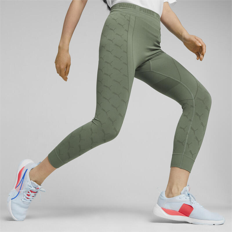 Leggings 7/8 EVOKNIT da donna PUMA Eucalyptus Green