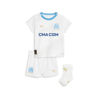 Equipación OM local 23/24 Bebés PUMA White Clyde Royal Blue