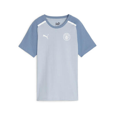 Manchester city casuals voetbal t-shirt puma blue wash deep dive