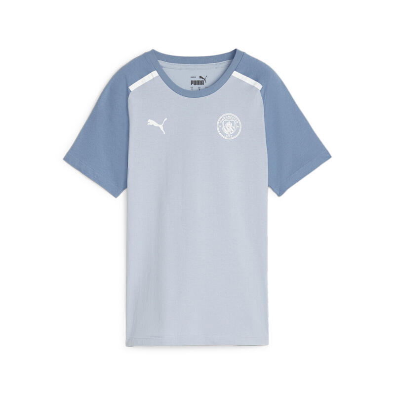 Manchester City Football Casuals T-Shirt Herren PUMA Blue Wash Deep Dive