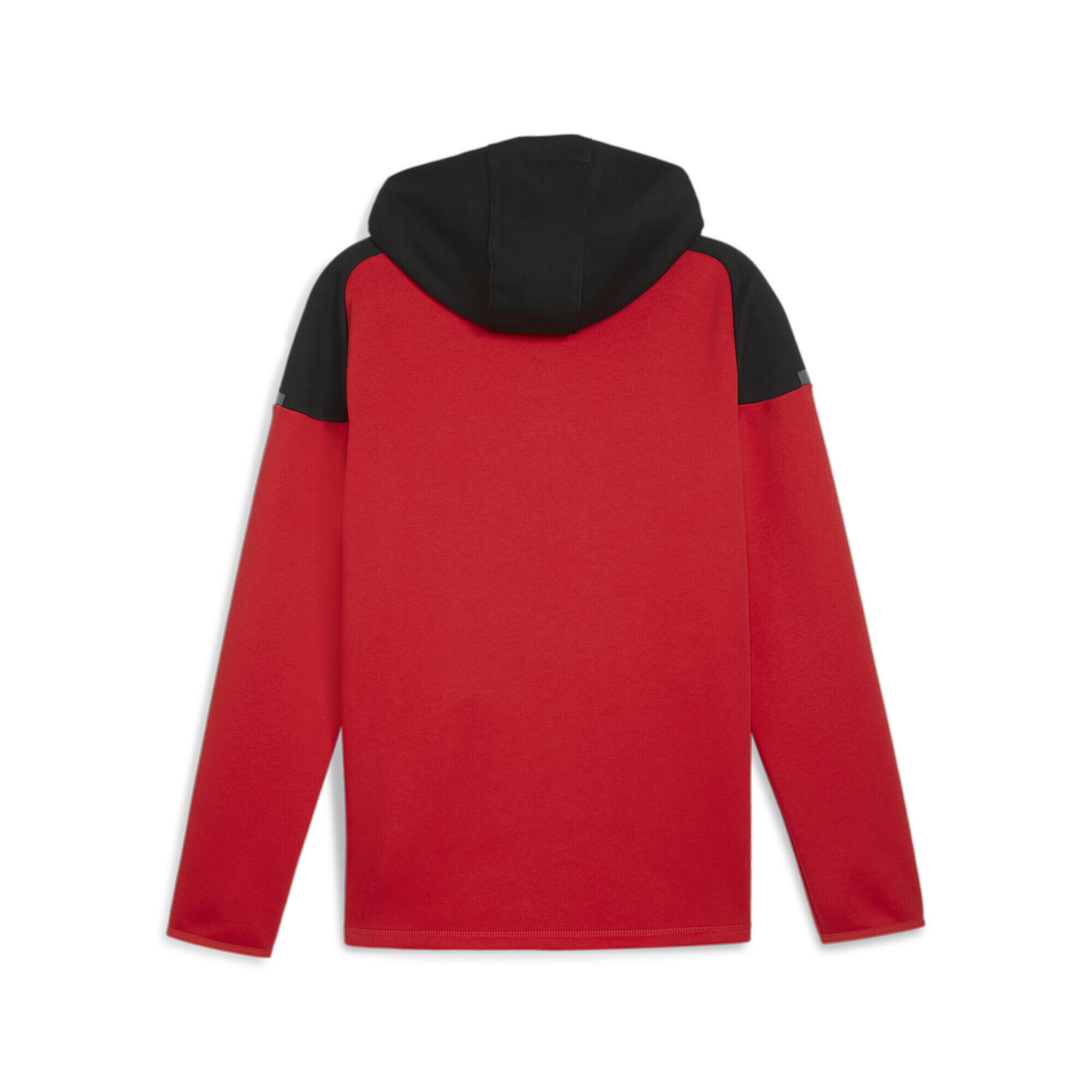 Giacca da calcio con cappuccio AC Milan Casuals PUMA For All Time Red Black 6/7