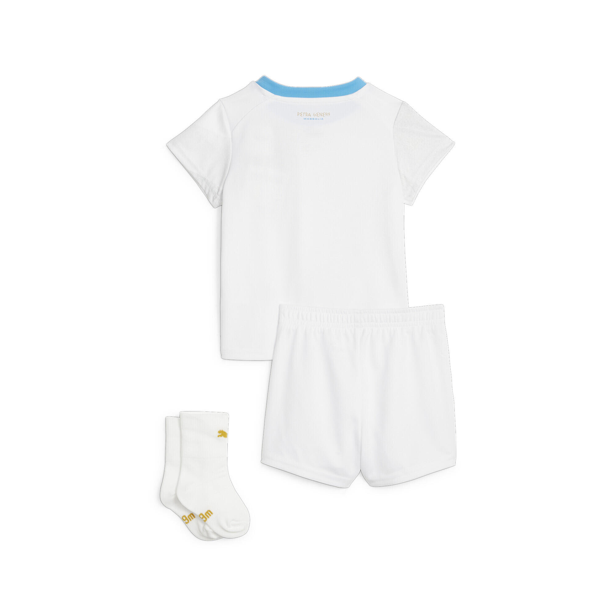 Completo Home Olympique de Marseille 23/24 da bimbi PUMA White Clyde Royal Blue 2/2