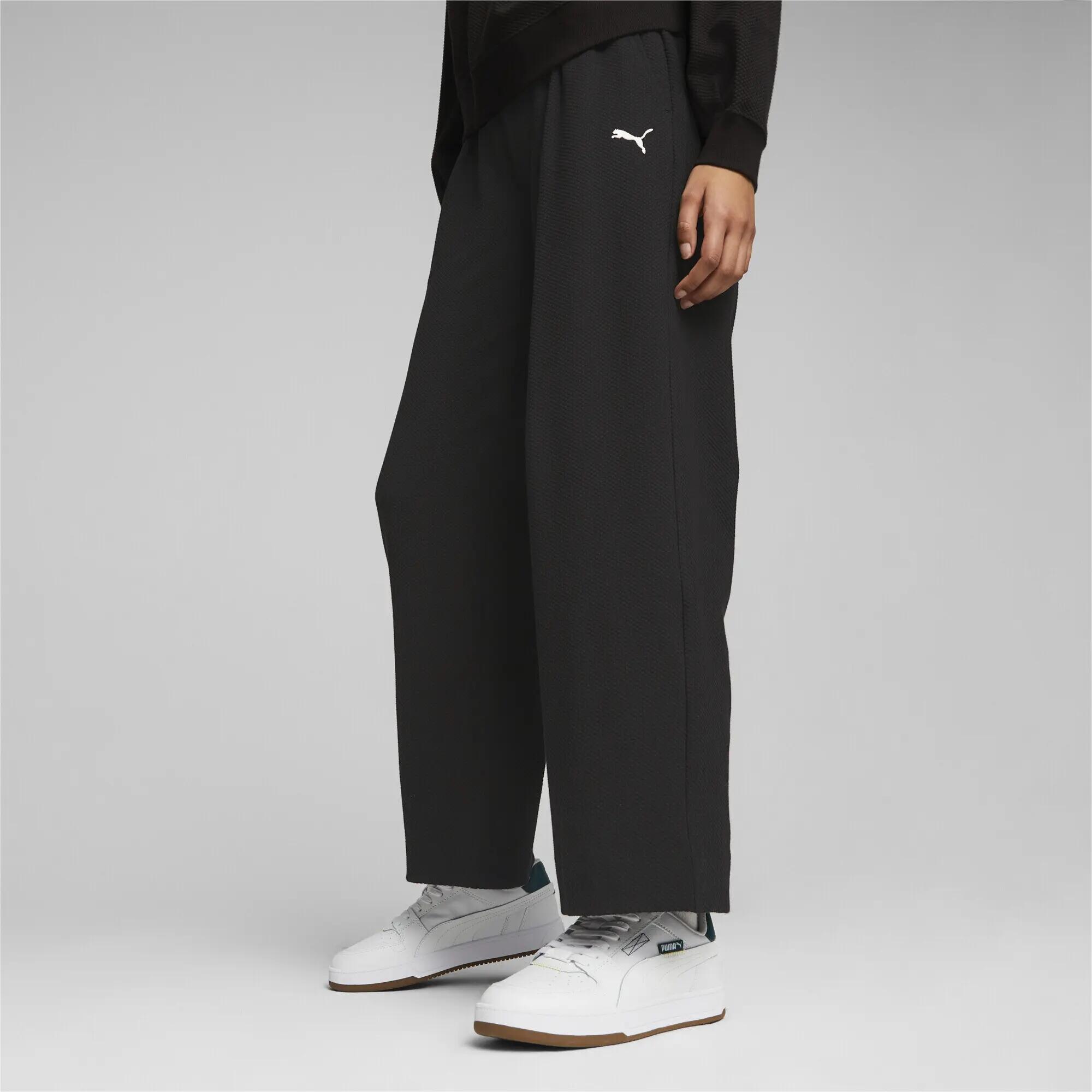 Pantalones rectos HER Mujer PUMA Black 2/7
