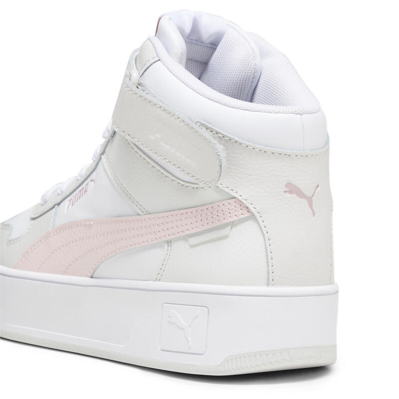 Sneakers mi-hautes Carina Street Femme PUMA White Frosty Pink Feather Gray