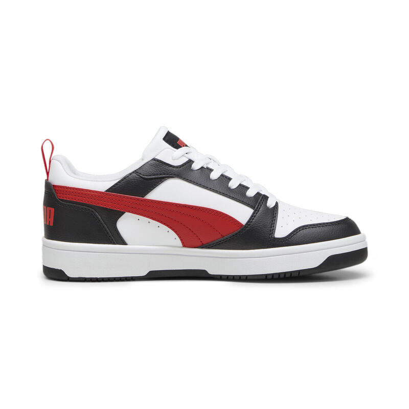 Rebound V6 Low Sneakers Erwachsene PUMA White For All Time Red Black