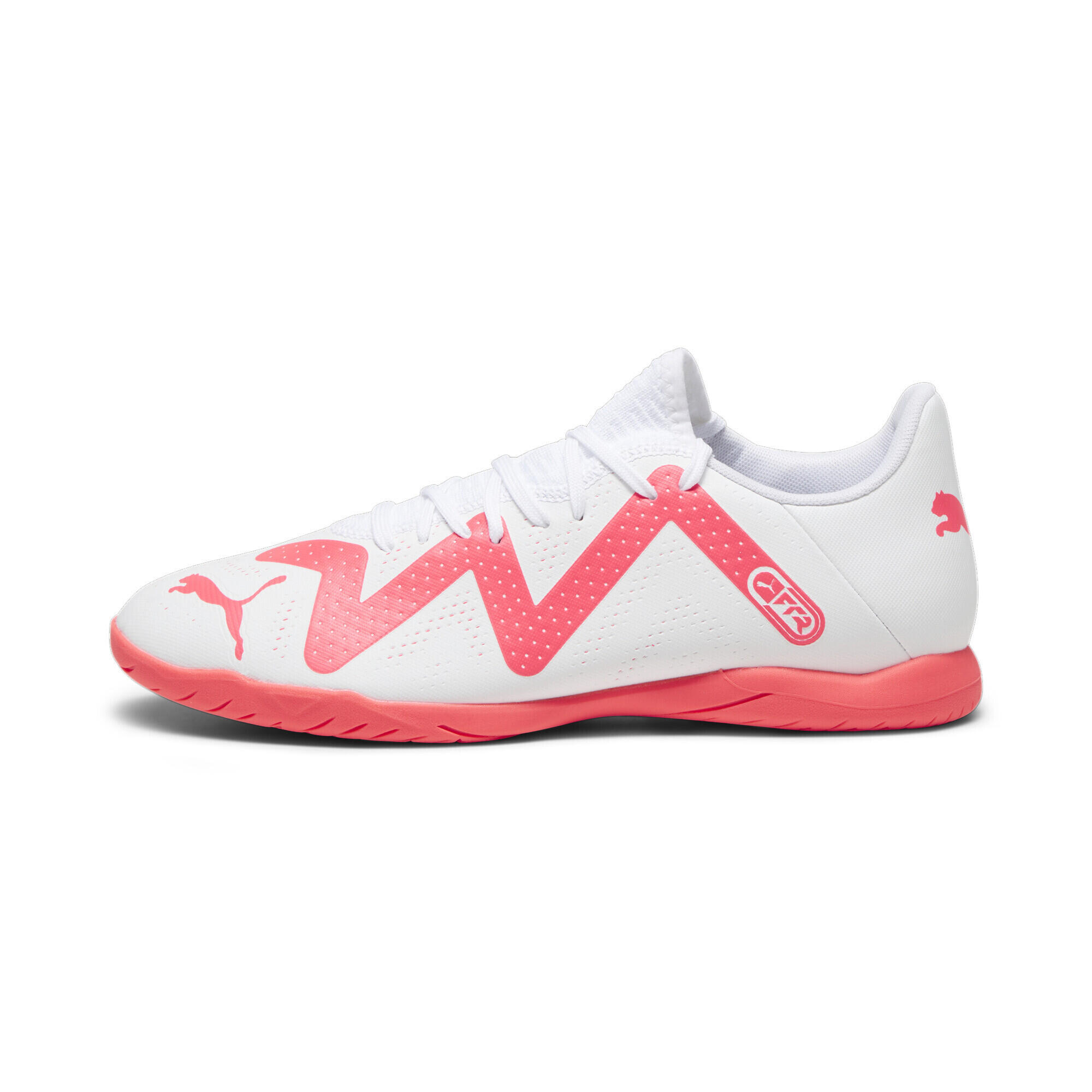Chaussures de futsal FUTURE PLAY IT PUMA White Fire Orchid Red 5/7