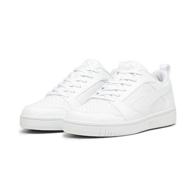 Rebound v6 low sneakers puma white cool light gray
