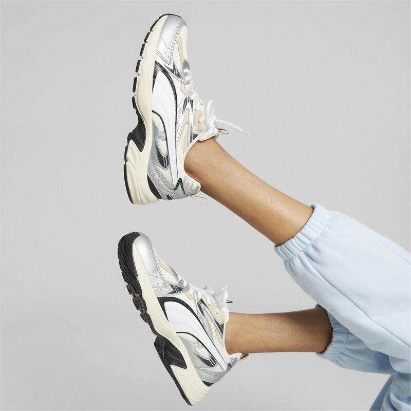 Sneaker Milenio Tech PUMA Warm White Silver Metallic