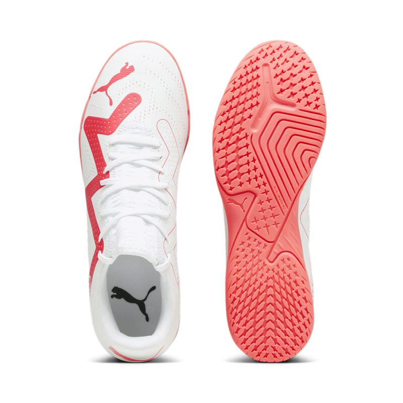 Chaussures de futsal FUTURE PLAY IT PUMA White Fire Orchid Red
