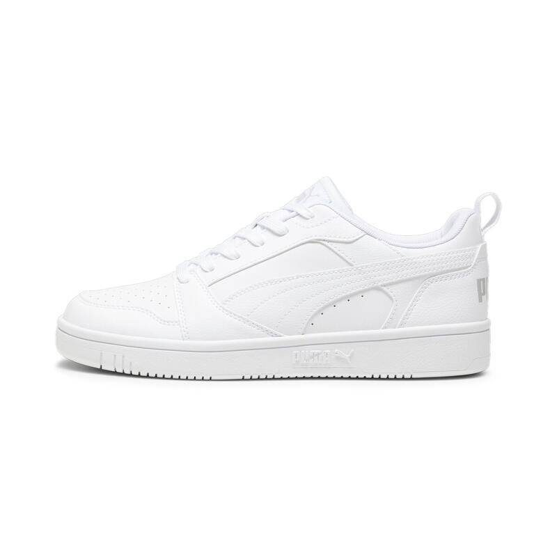 Rebound V6 Low Sneakers Erwachsene PUMA White Cool Light Gray