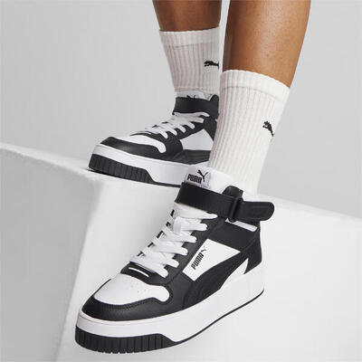Carina Street Mid Sneakers Damen PUMA White Gold