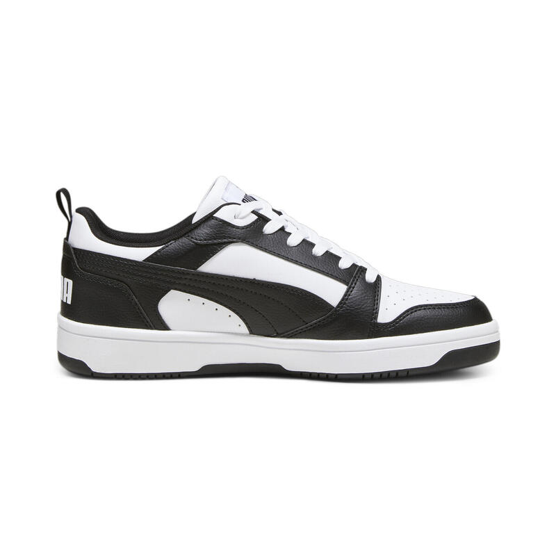 Încălțăminte mers bărbați design sportiv Rebound V6 Low, negru PUMA