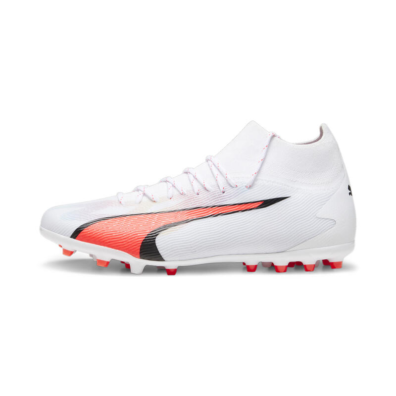 Chaussures de football ULTRA PRO MG PUMA White Black Fire Orchid Red