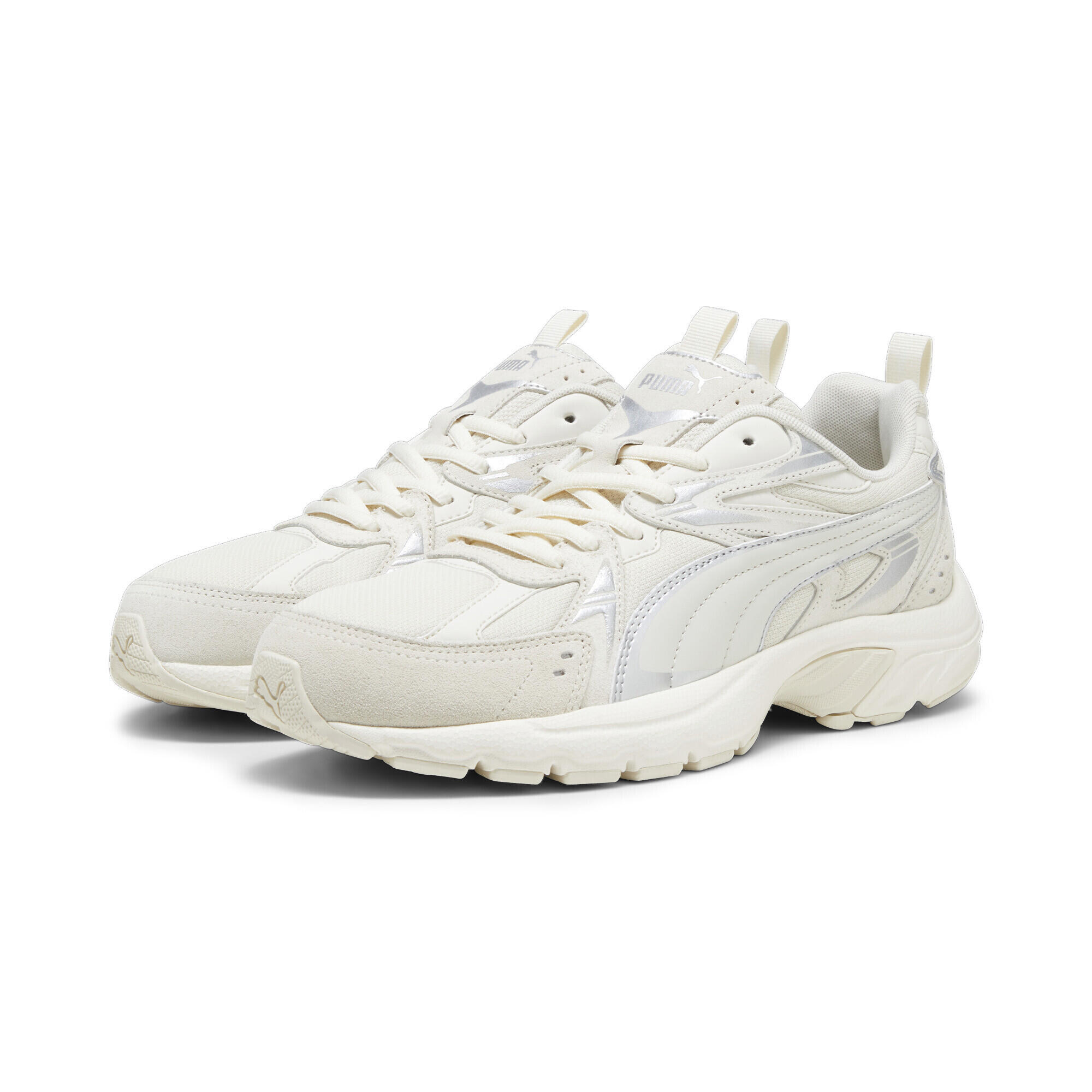 PUMA Milenio Tech Suede sneakers PUMA Alpine Snow Vapor Gray Frosted Ivory White