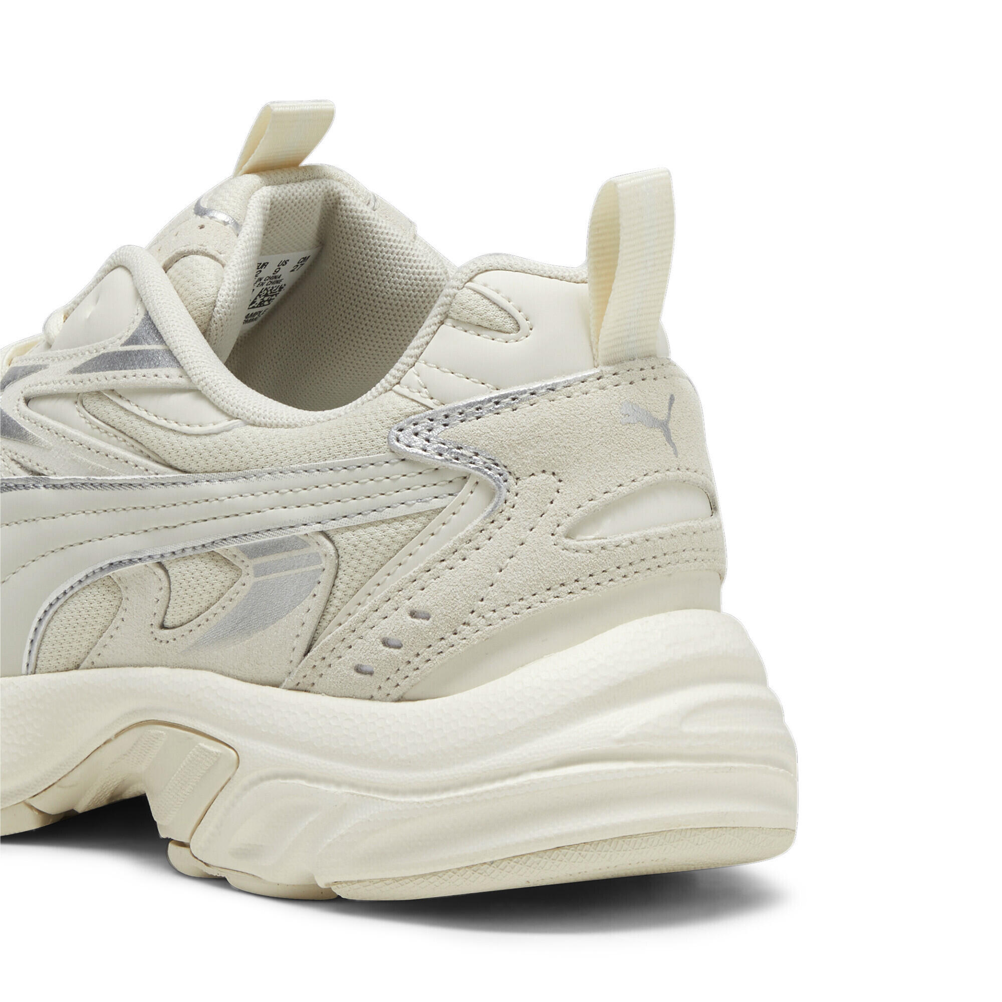 Sneakers Milenio Tech Suede PUMA Alpine Snow Vapor Gray Frosted Ivory White 4/7