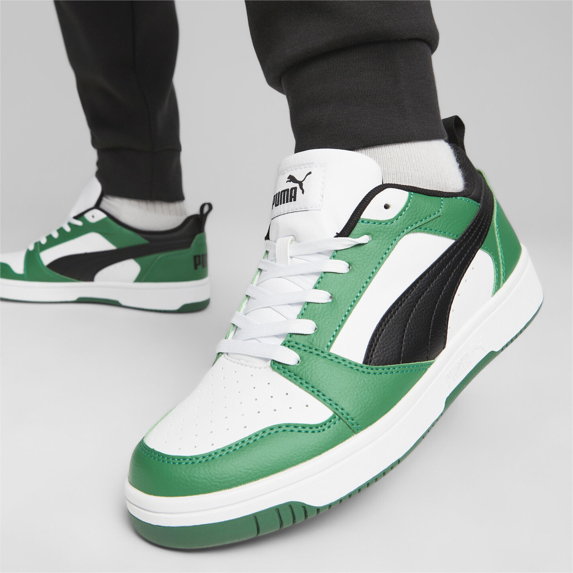 Sneakers Rebound V6 Low PUMA White Black Archive Green 2/7