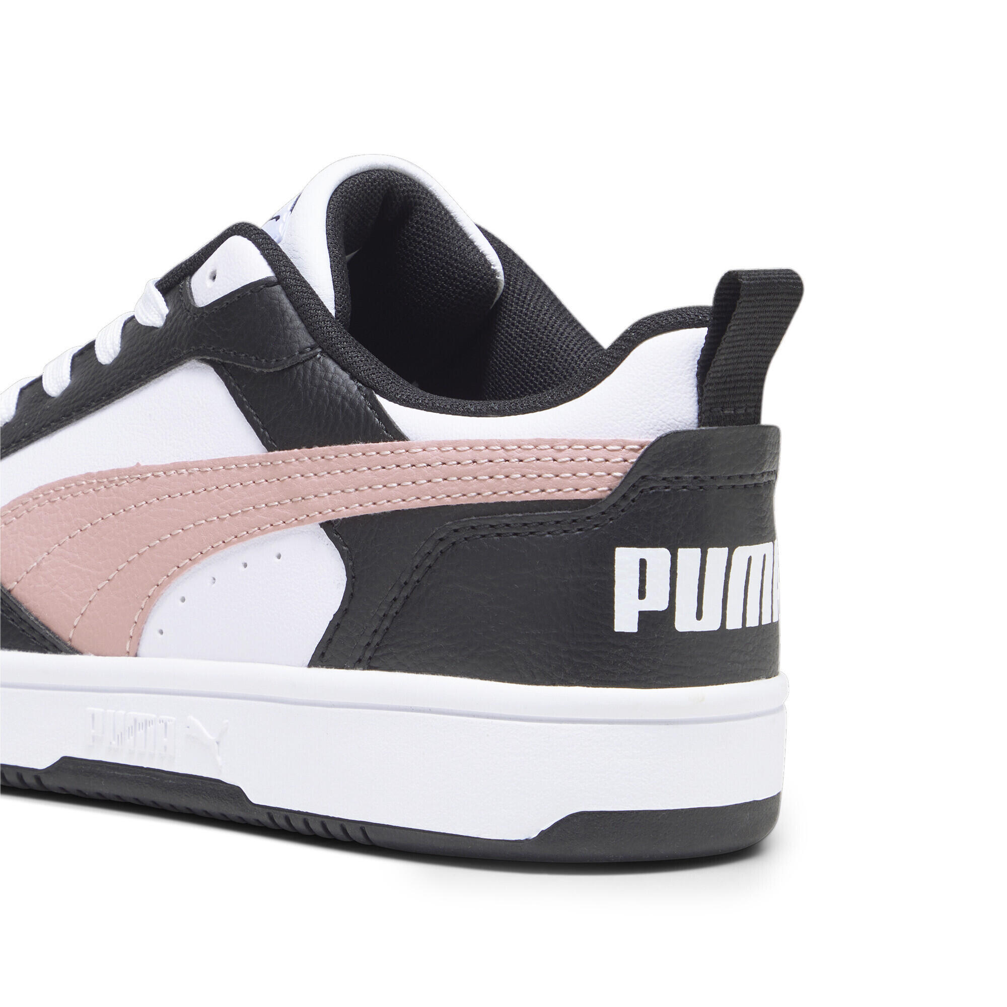 Rebound V6 Low Sneakers Erwachsene PUMA White Future Pink Black 4/7