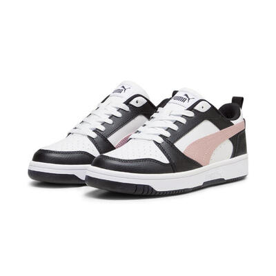 Zapatillas Rebound V6 Low PUMA White Black Ice Coffee Beige
