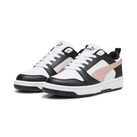 Rebound V6 Low Sneakers Erwachsene PUMA White Future Pink Black