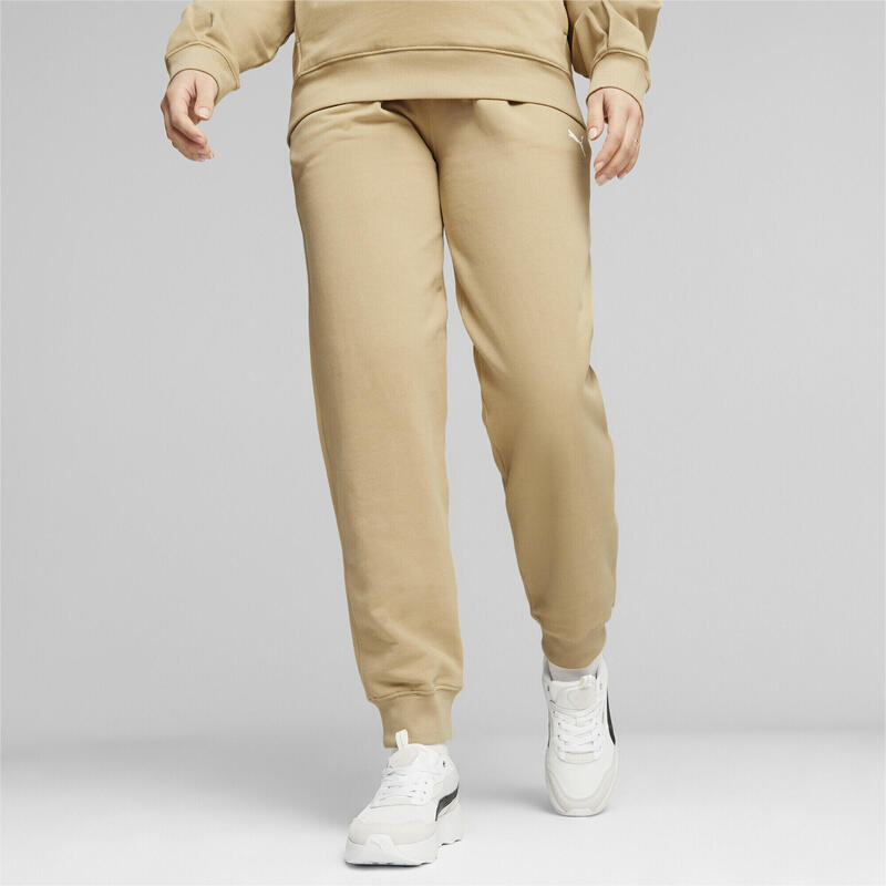 HER hochgeschnittene Hose Damen PUMA Sand Dune Beige