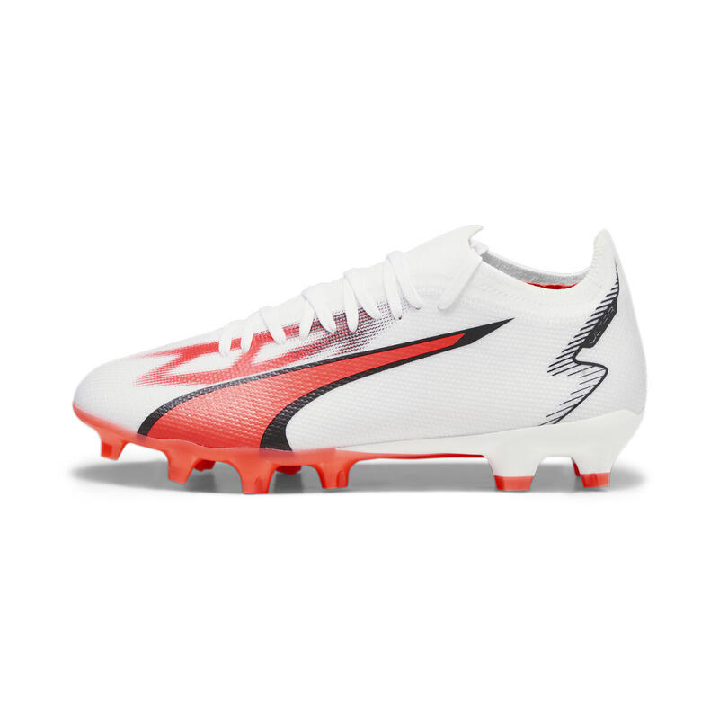 Chaussures de football ULTRA MATCH FG/AG Femme PUMA White Black Fire Orchid Red