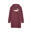Essentials hoodiejurk met logo voor dames PUMA Dark Jasper Red