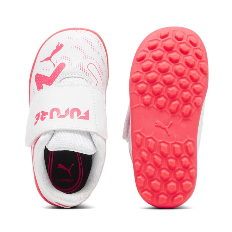 Chaussures de football FUTURE PLAY TT Enfant PUMA White Fire Orchid Red