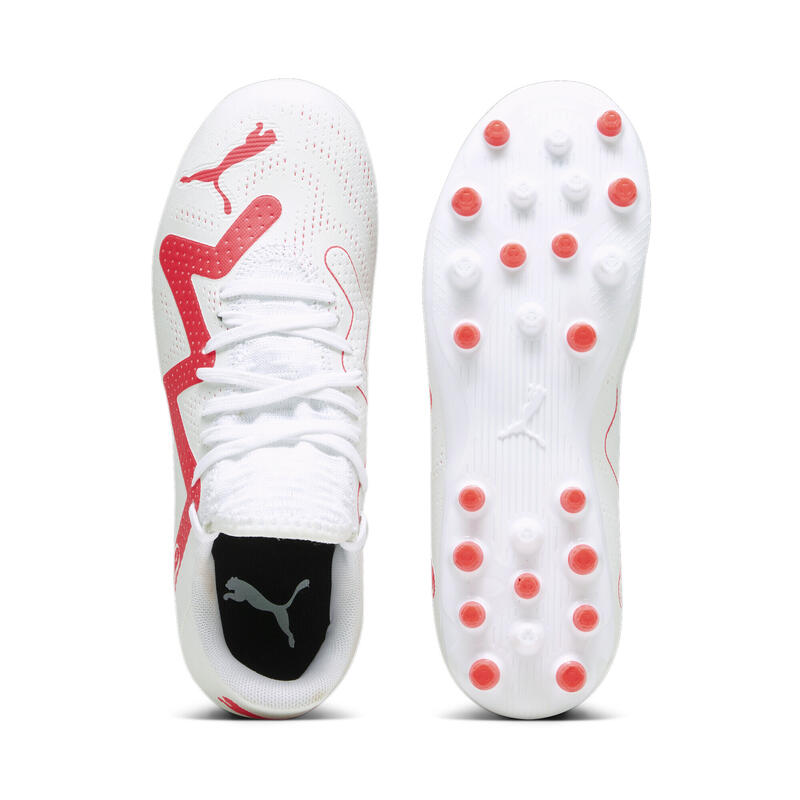 FUTURE PLAY MG voetbalschoenen voor jongeren PUMA White Fire Orchid Red