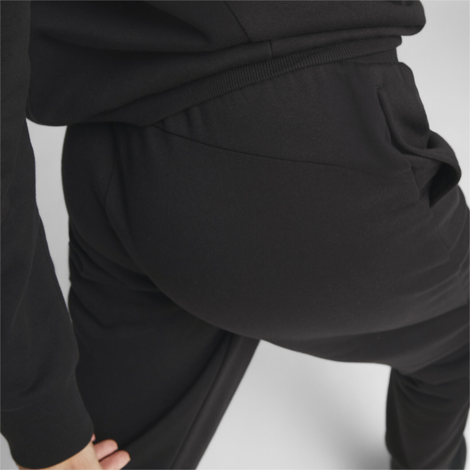 Essentials+ Metallic broek voor dames PUMA Black Gold Foil 5/6