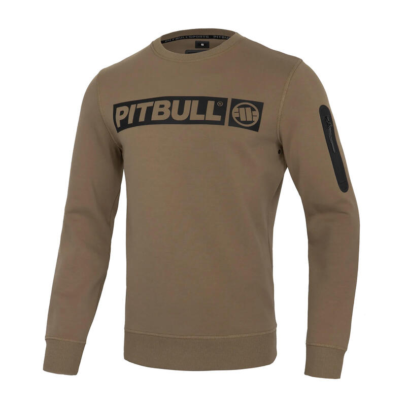 Pitbull West Coast Beyer Coyote herensweater met ronde hals