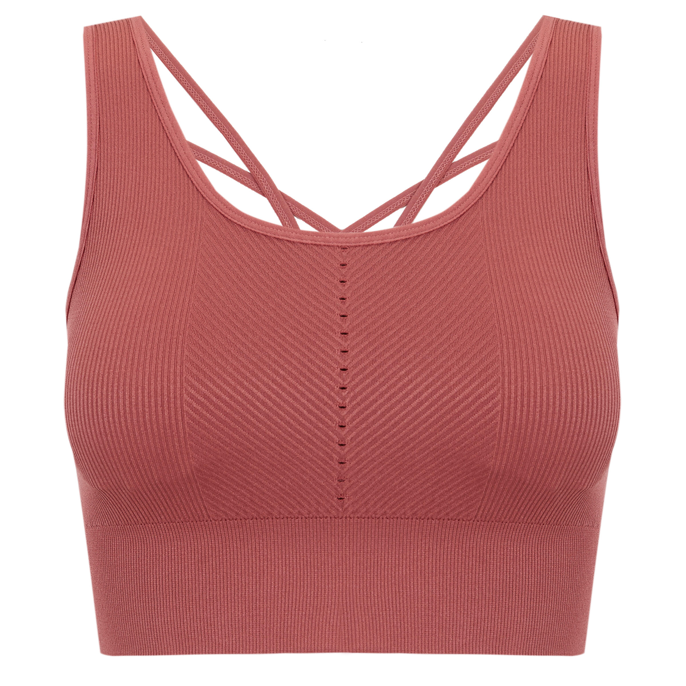 Sport-BH Damen Naisha Nahtlos mittlerer Halt Träger herausnehmbare Pads 7/7