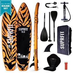 Suprfit SUP Board Set Tiger incl. siège et kayak paddle