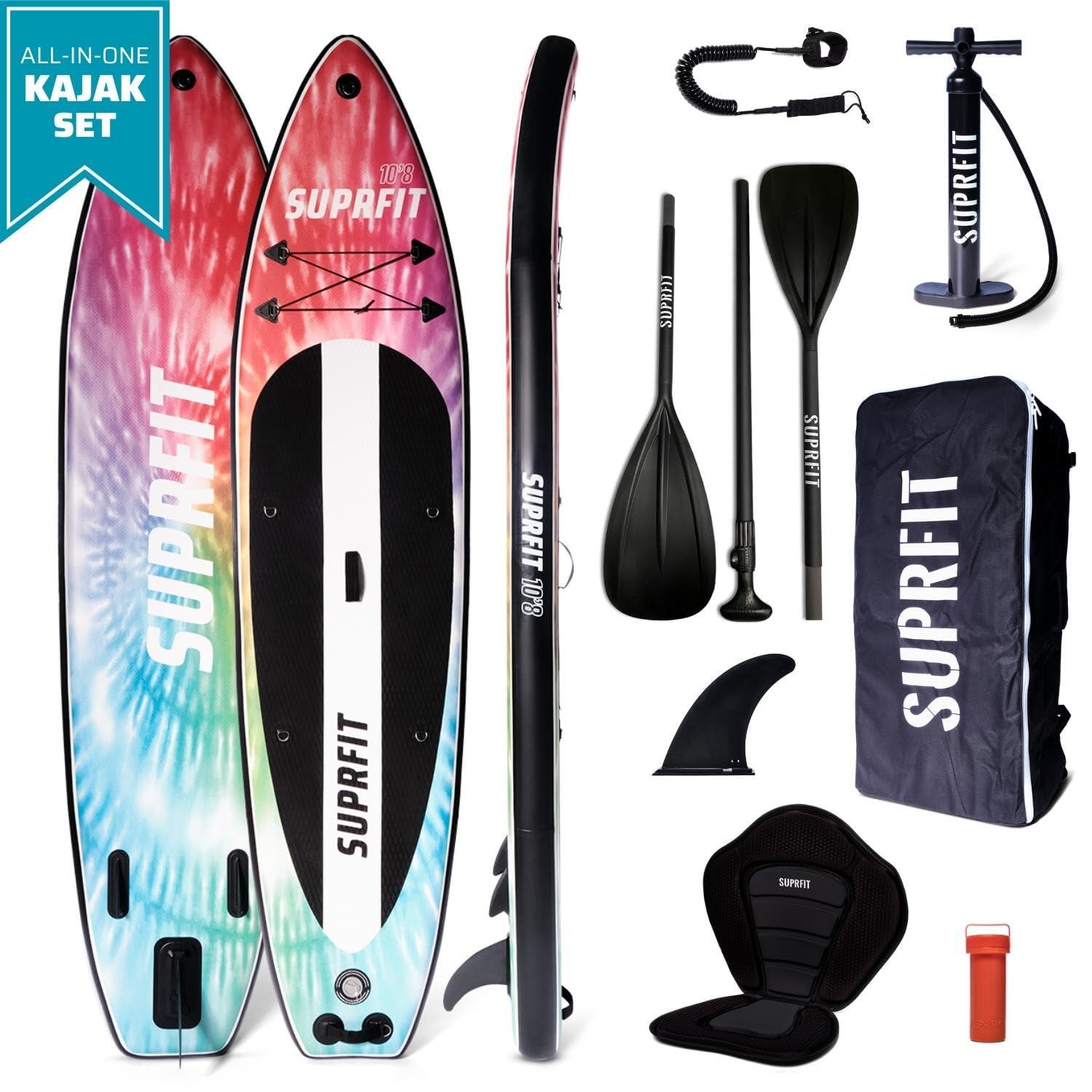 SUPRFIT Suprfit SUP Board Set Batik inkl. Sitz und Kajak Paddle