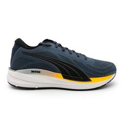 Puma Magnify Nitro Gebreide Grijze Sportschoenen Volwassen