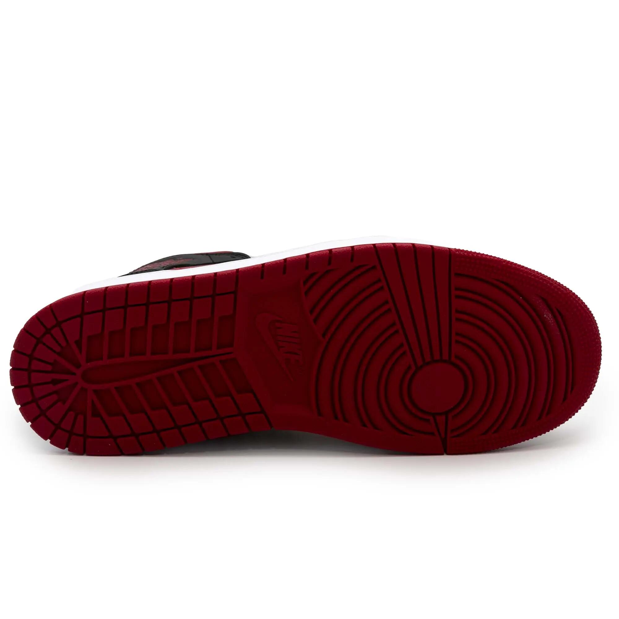 Baskets Nike Jordan 1 Mid Reverse Rouge Adulte 5/6