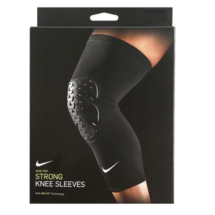 Ginocchiere Nike Strong Leg Sleeves Nero NIKE DECATHLON