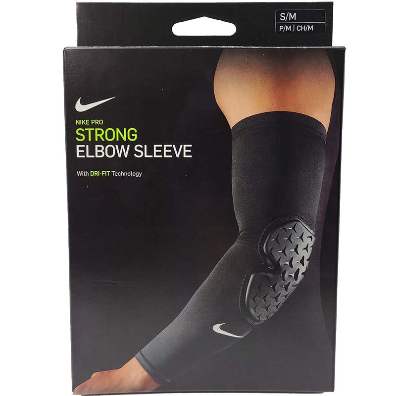 Nike Strong Elleboog Mouw Zwart Volwassenen