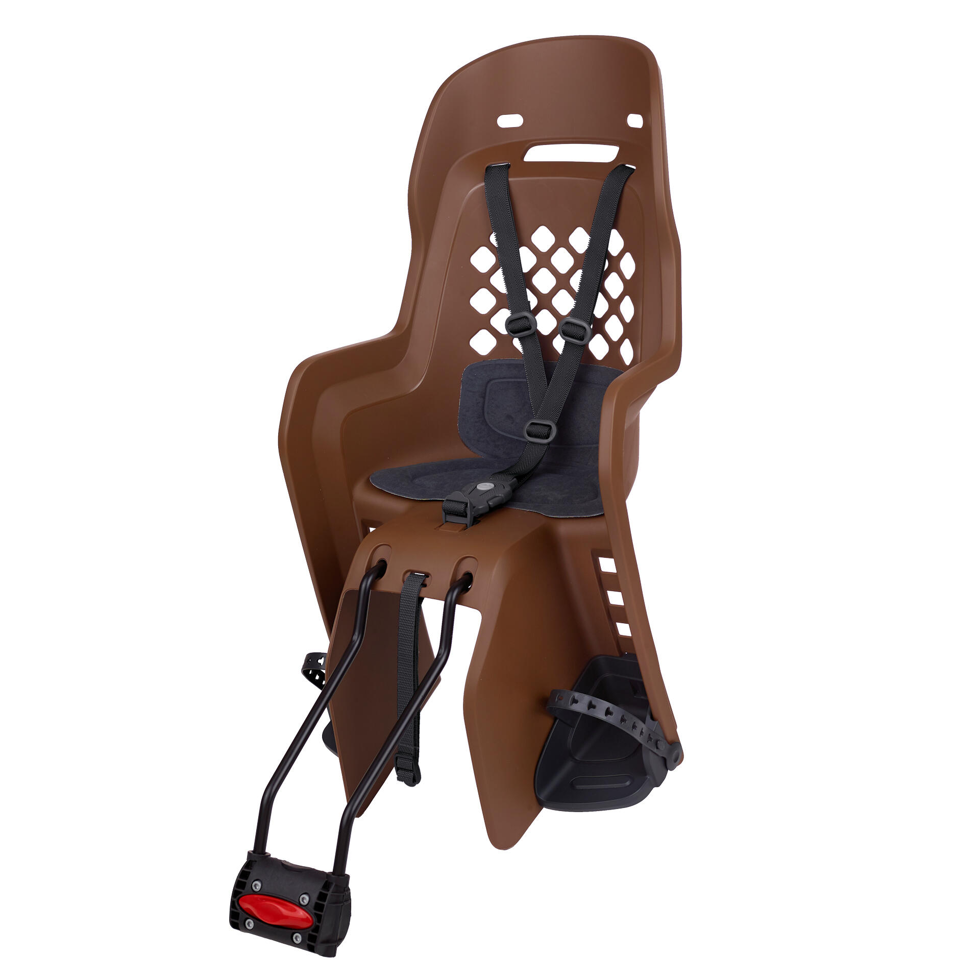 Cadeira Bicicleta Fixação Quadro Pequeno/29" Traseira JOY Castanho