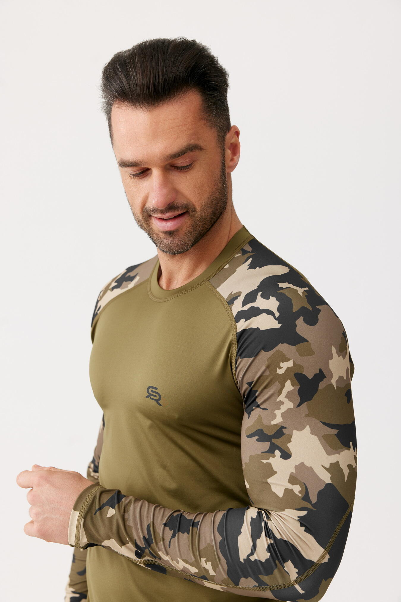 Rough Radical Furious Army LS ademend thermisch T-shirt 3/5