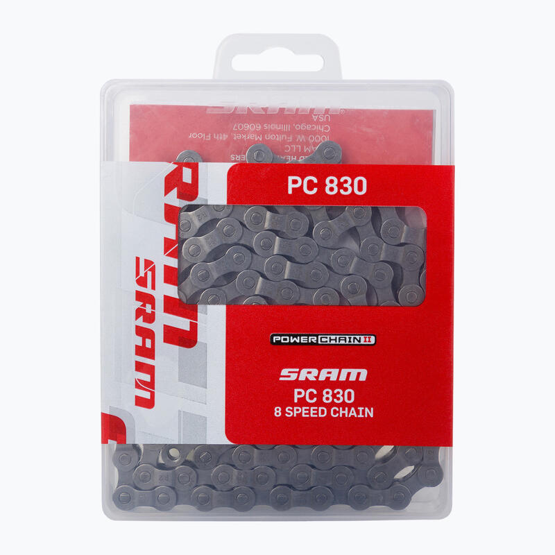 Chaîne de vélo PC 830 Powerchain argent