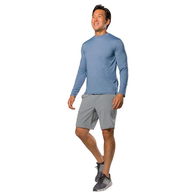 Chemise à manches longues hommes - Running - Dash GRIS