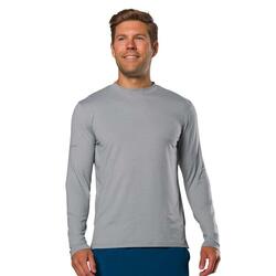 Shirt met lange mouwen voor mannen - Hardlopen - Dash GRIJS