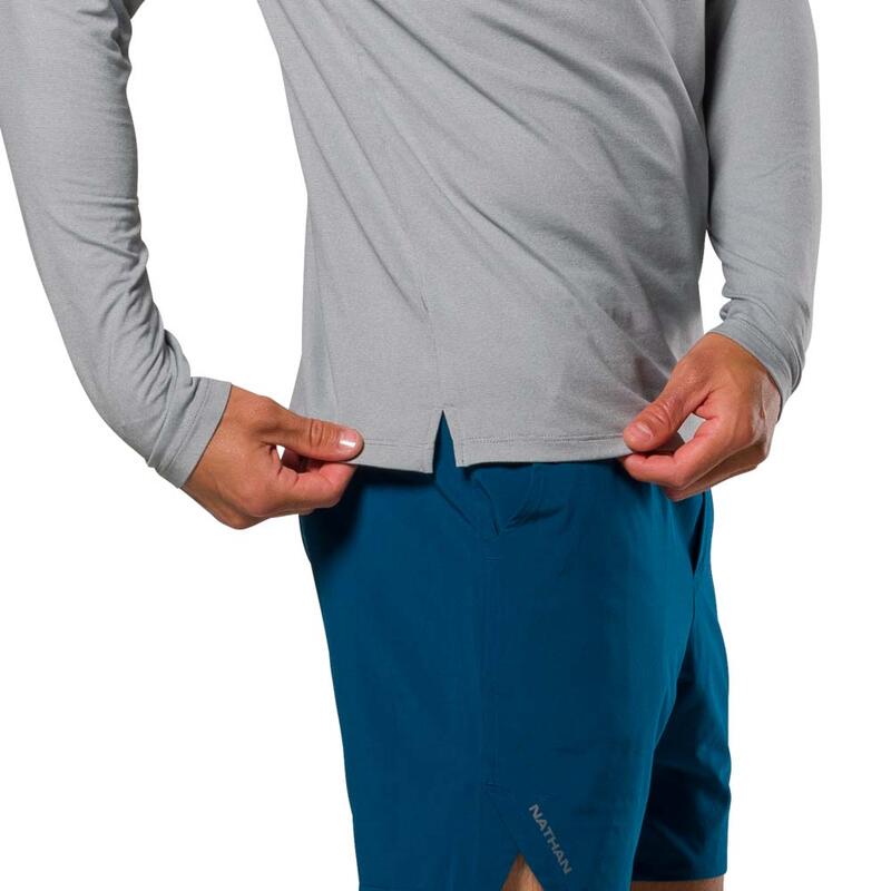 Shirt met lange mouwen voor mannen - Hardlopen - Dash BLAUW