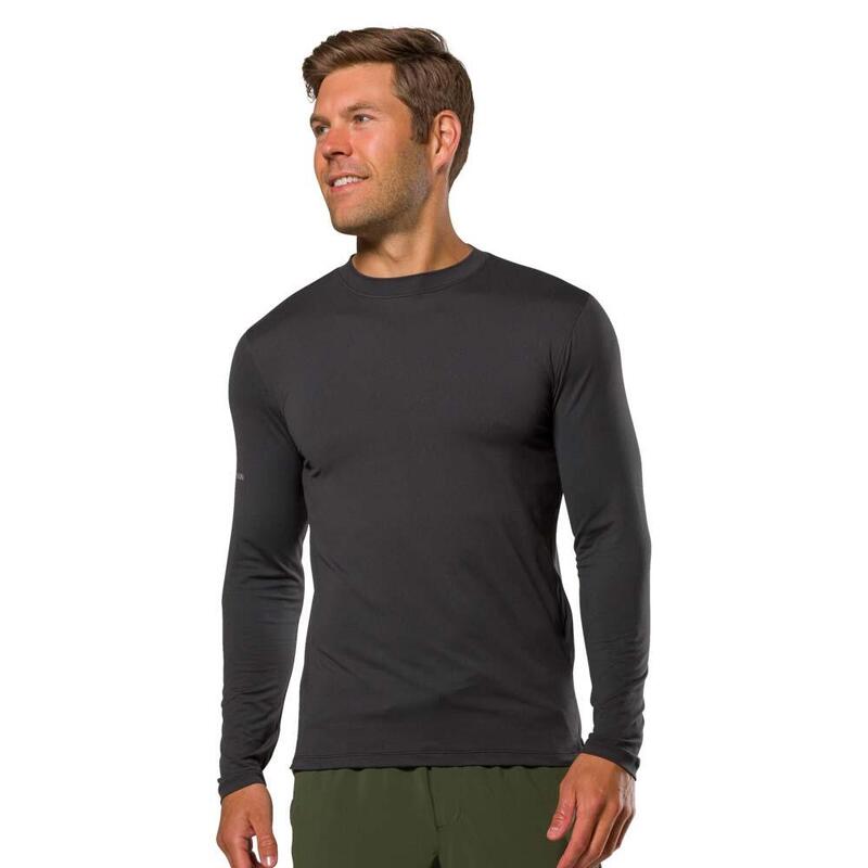 Shirt met lange mouwen voor mannen - Hardlopen - Dash ZWART