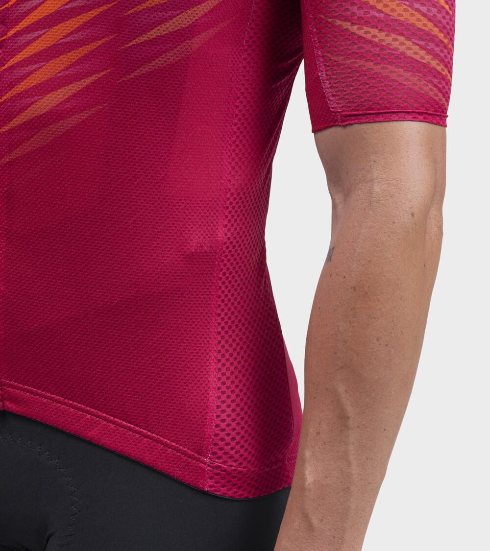 Alé Thorn Burgund Kurzarmtrikot 6/7