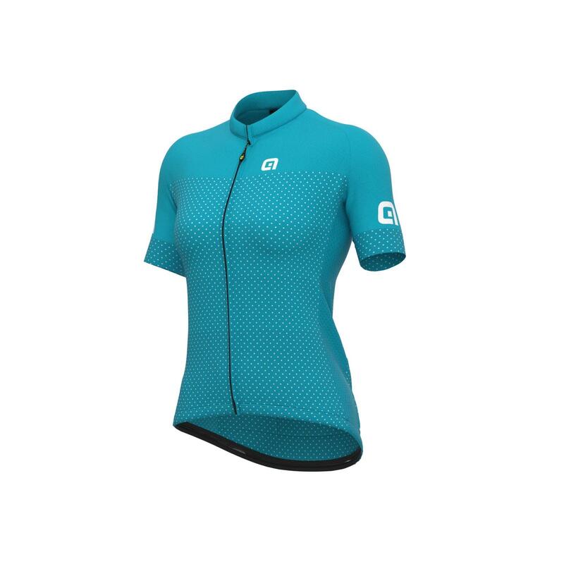 Maillot Manches Courtes Femme Alé Level Turquoise